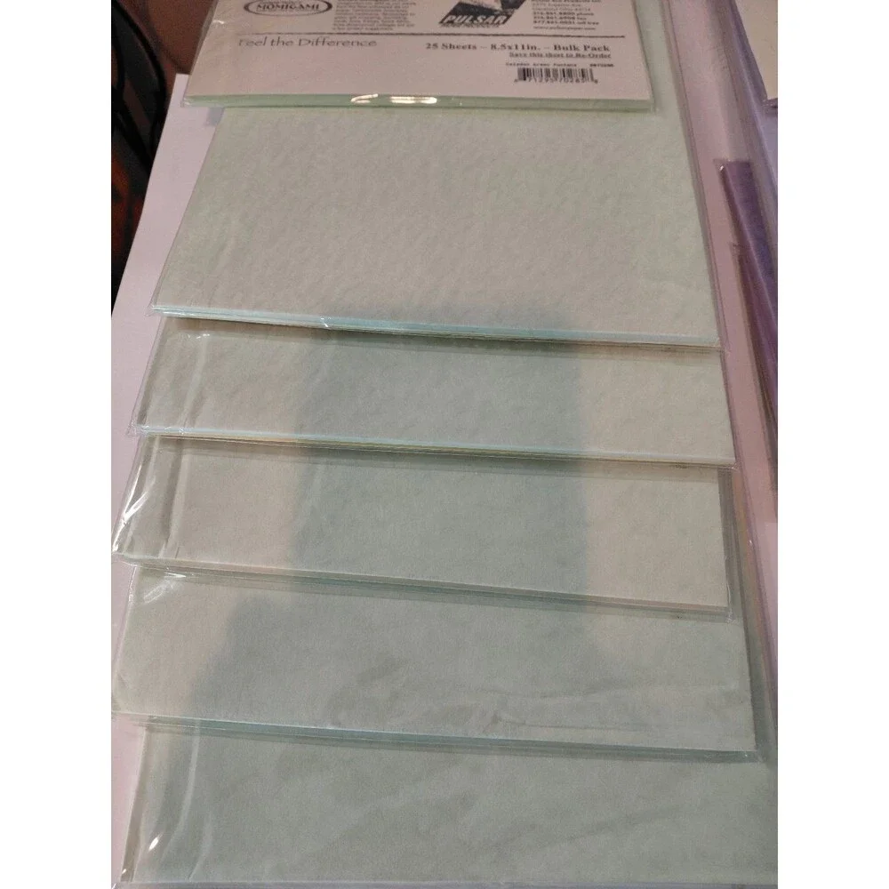 Pulsar Paper Products Handmade Art Paper Bulk Pack 8.5x11in - Yellow Lavender